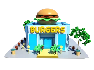 burger-shop-3d-model-rendering-1