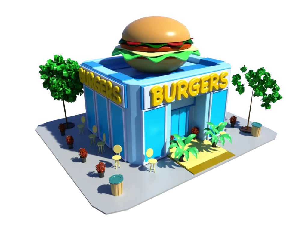 burger-shop-3d-model-rendering-2