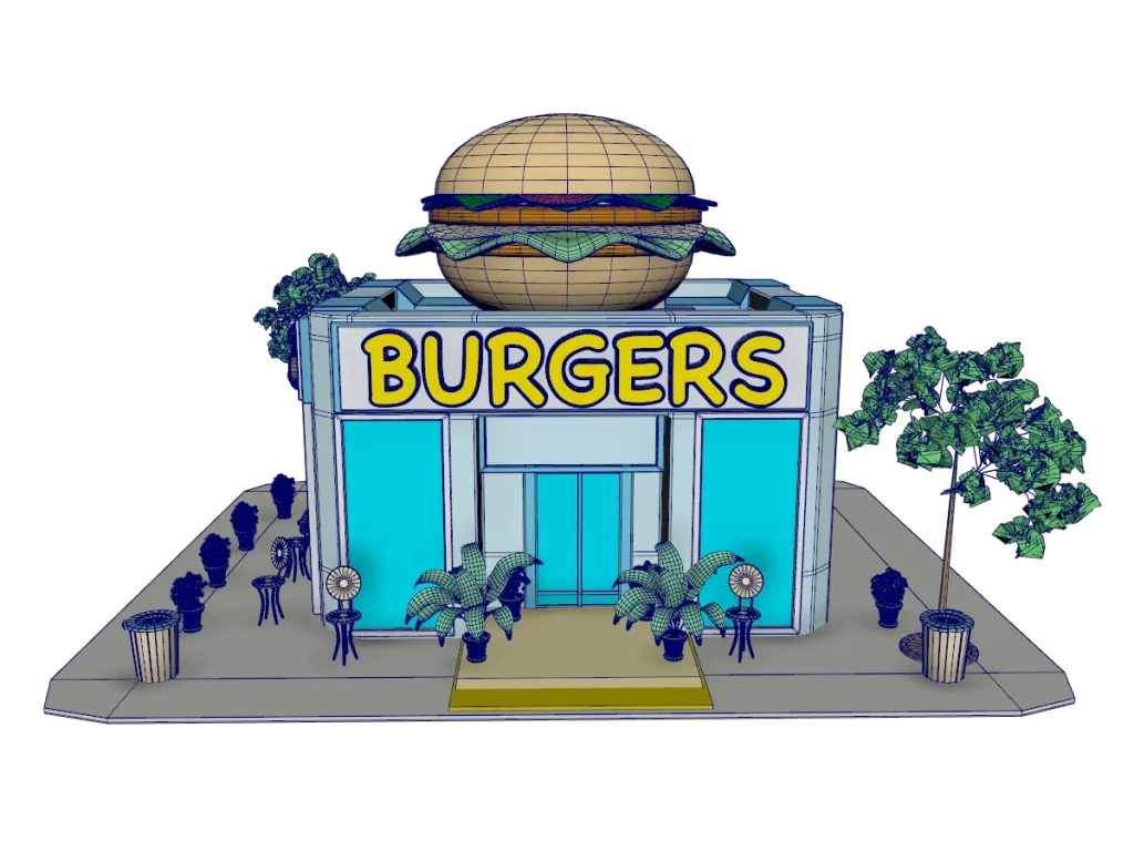 burger-shop-3d-model-rendering-wireframe-1