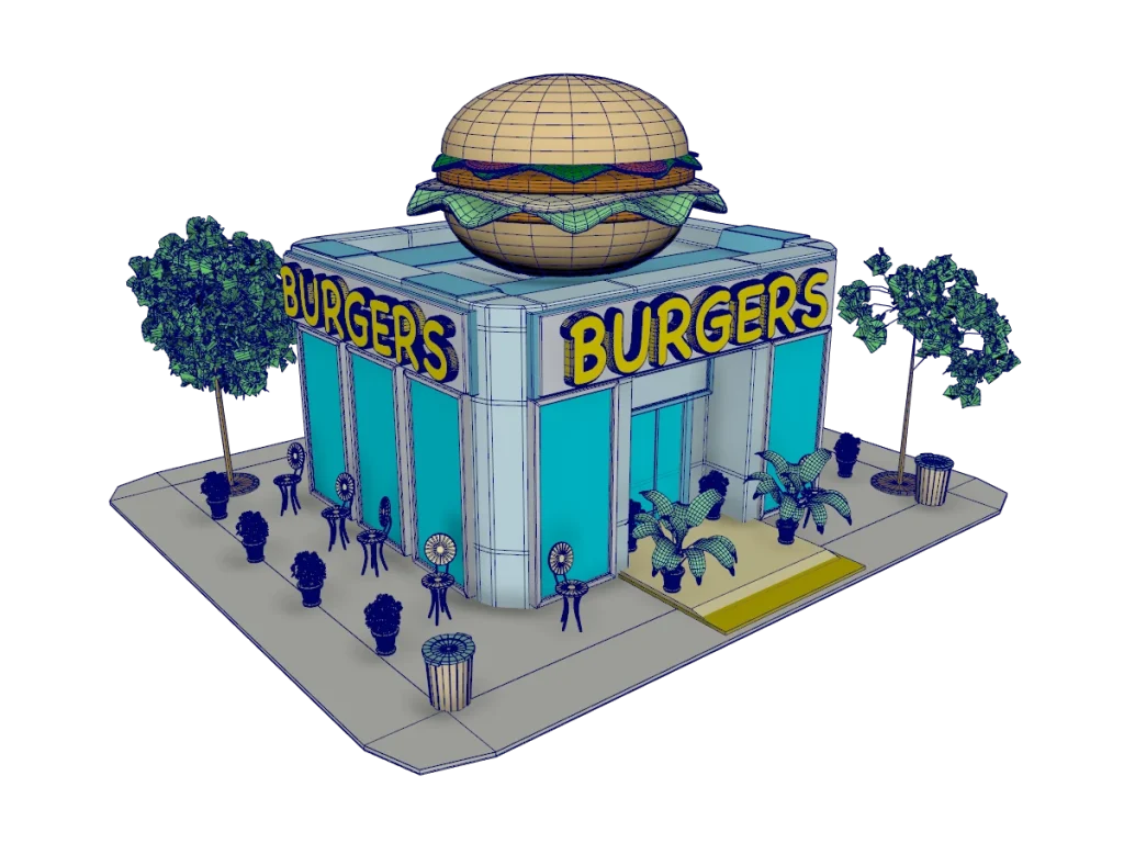 burger-shop-3d-model-rendering-wireframe-2