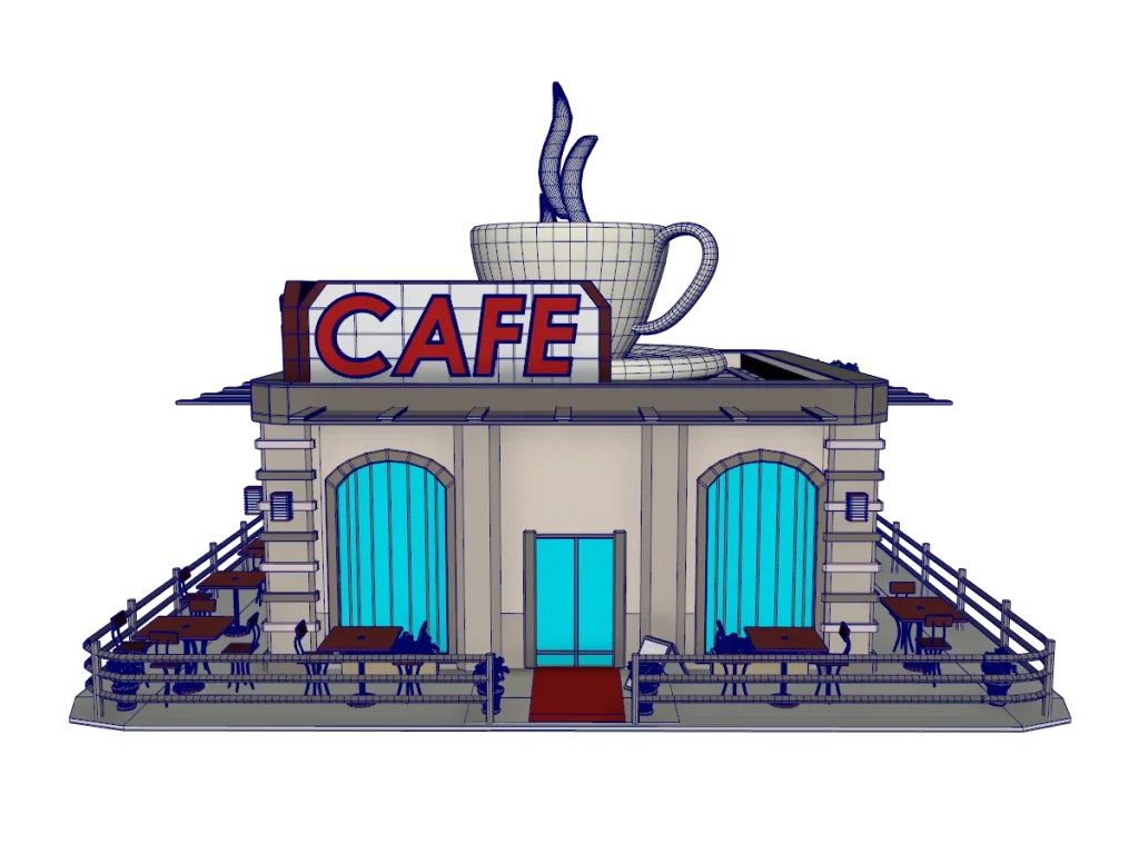 cafe-3d-model-rendering-wireframe-1