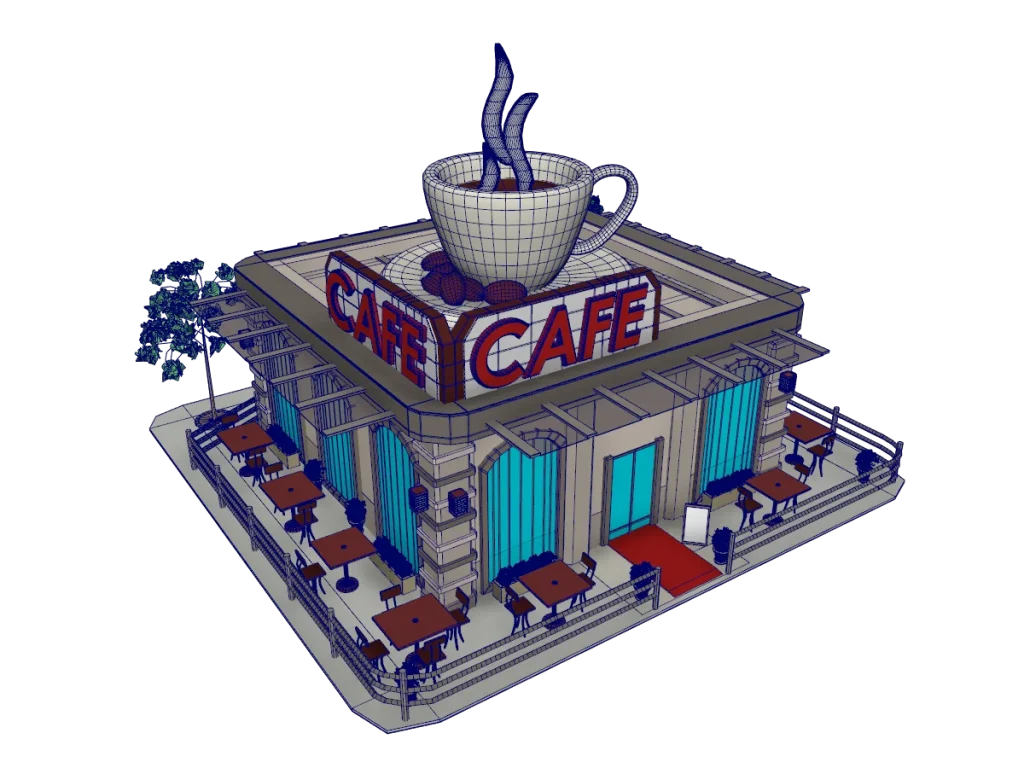cafe-3d-model-rendering-wireframe-2
