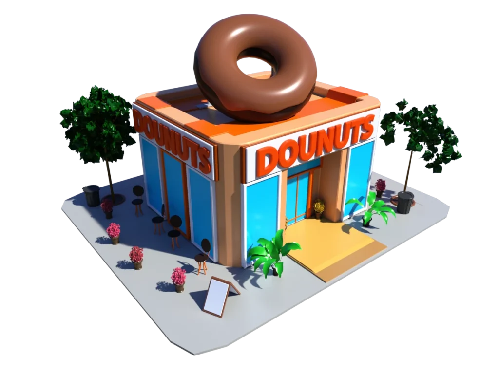 donuts-shop-3d-model-rendering-2