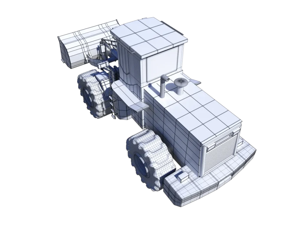 front-loader-swl50e-3d-model-rendering-wireframe-4