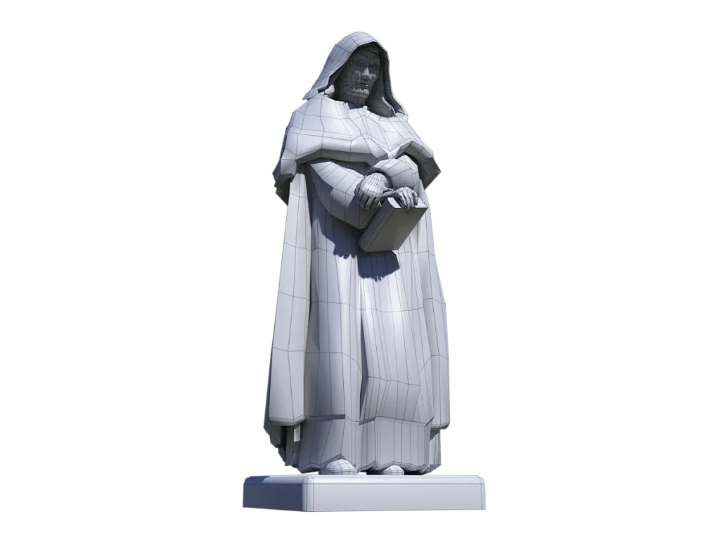 giordano-bruno-statue-3d-model-wireframe-tb