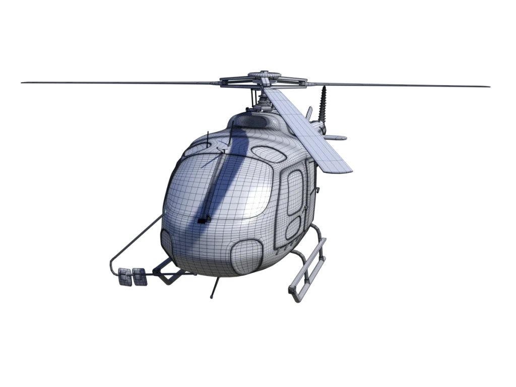helicopter-3d-model-wireframe-ta
