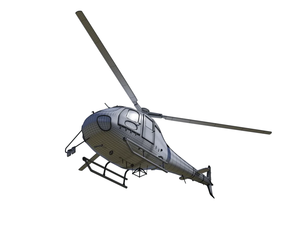 helicopter-3d-model-wireframe-td