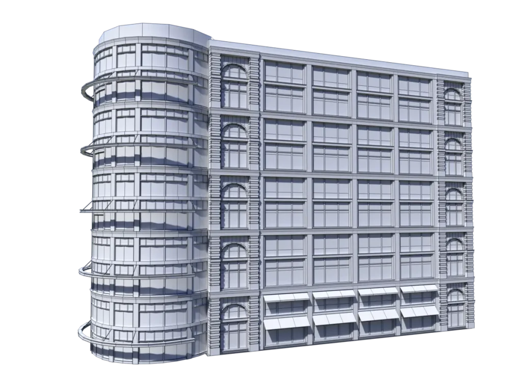 mall-building-3d-model-rendering-wireframe-2