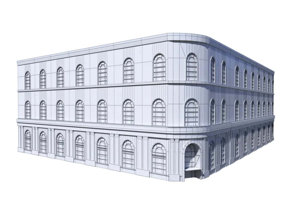 one-powell-building-3d-model-rendering-wireframe-1