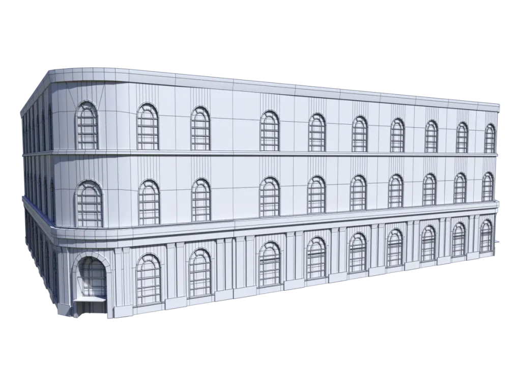 one-powell-building-3d-model-rendering-wireframe-2