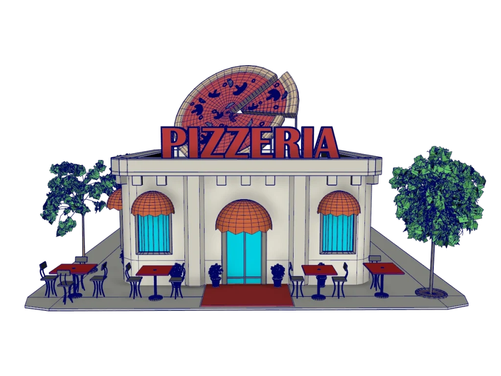 pizza-shop-3d-model-rendering-wireframe-1