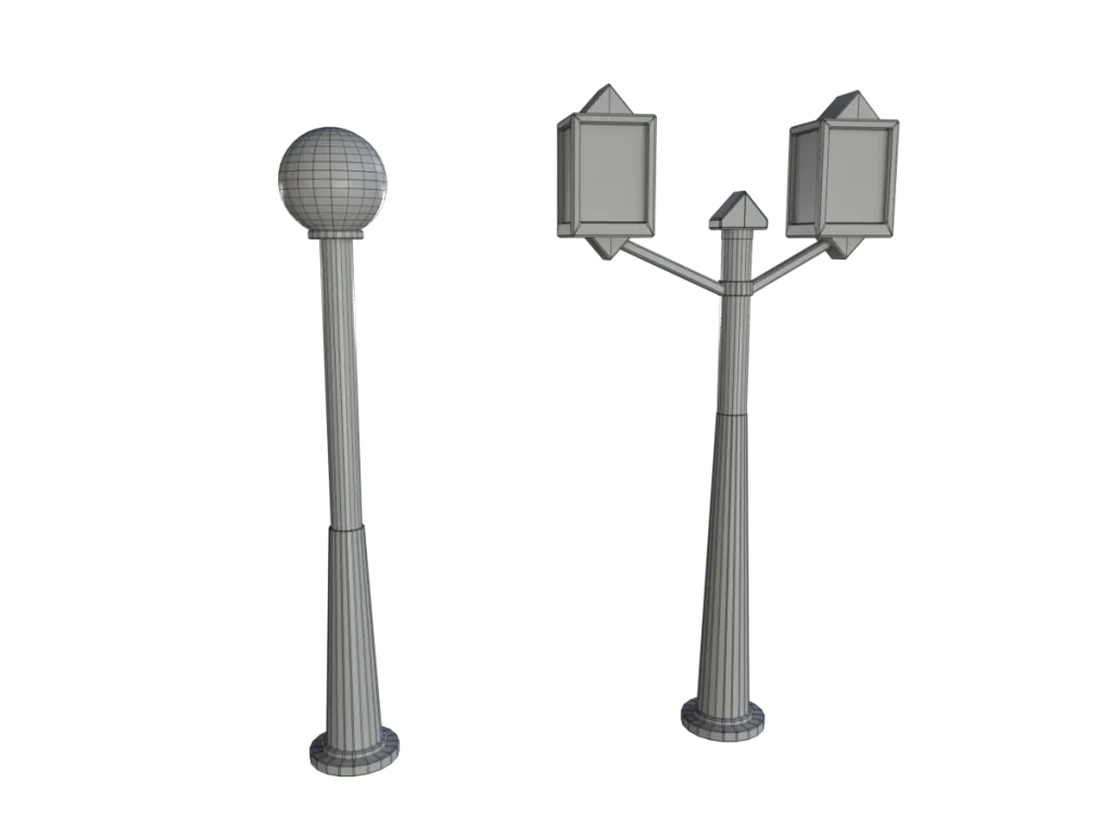 street-lamps-3d-model-rendering-wireframe-1