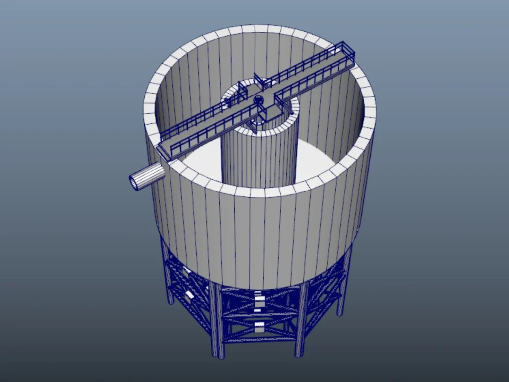 thickener-tank-3d-model-wireframe-2