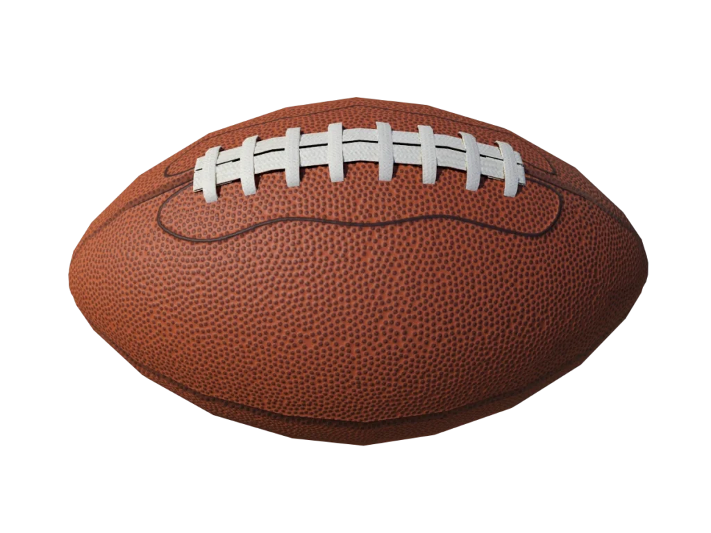 Premium Photo  American football ball on a laptop keyboard online games super  bowl 3d render