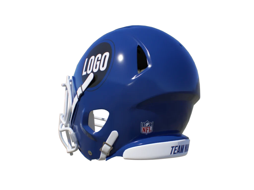 NFL Football Helmet - 3D model by rosscobarefoot (@rosscobarefoot