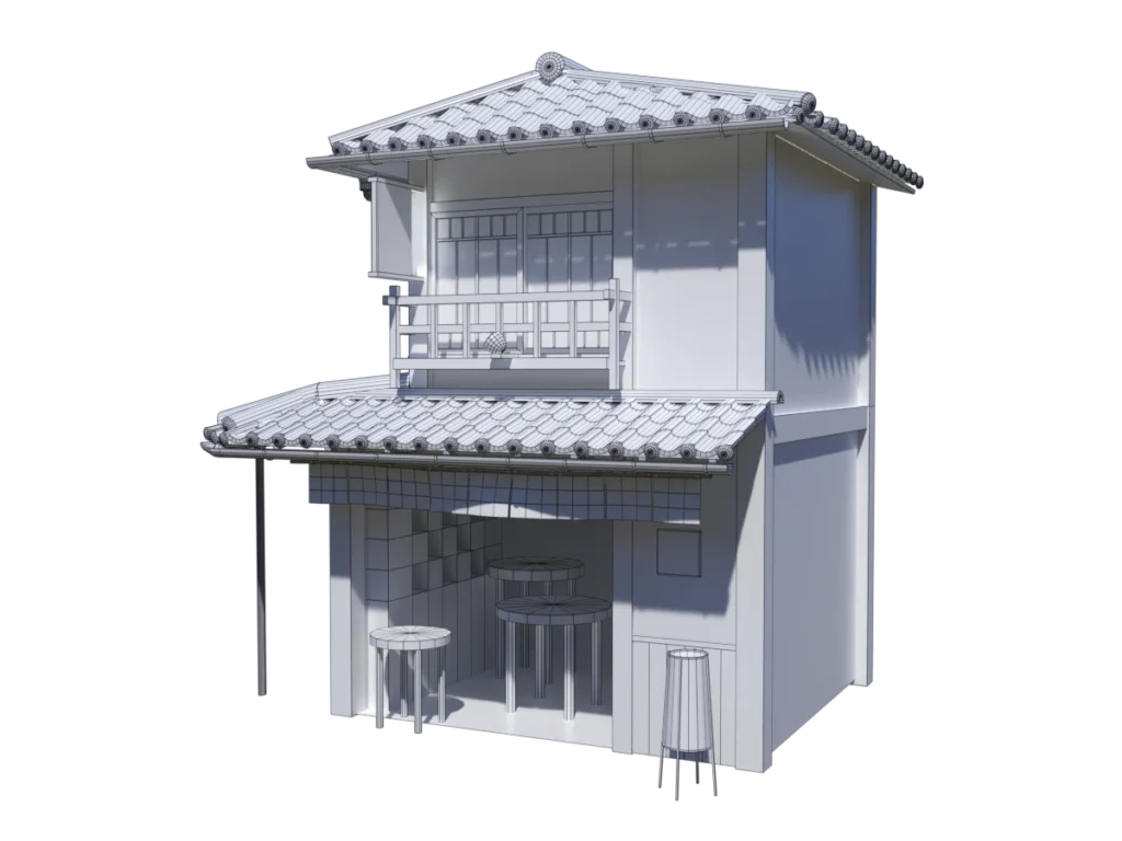 japanese-house-style-1-3d-model-wireframe-ta
