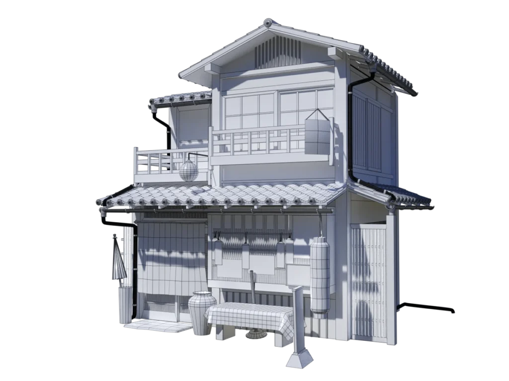 japanese-house-style-2-3d-model-wireframe-ta