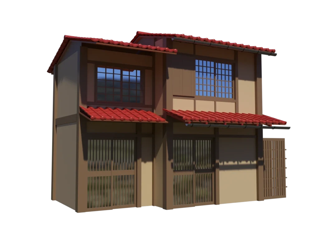 japanese-house-style-3d-model-tb