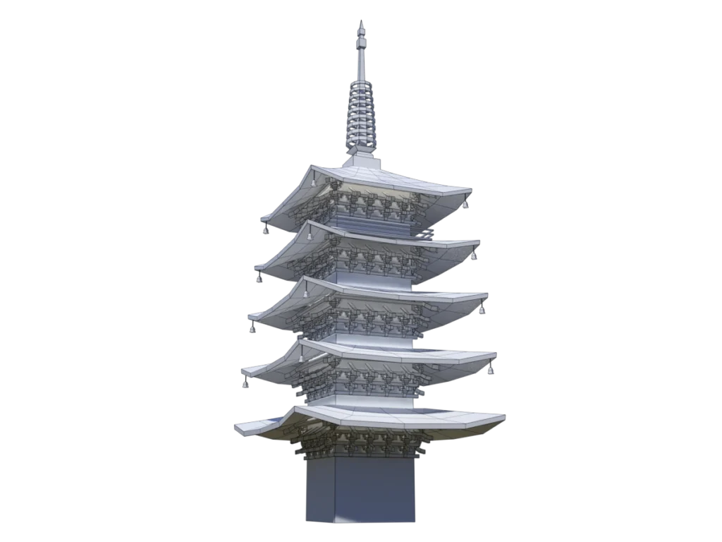 japanese-tower-3d-model-wireframe-tb