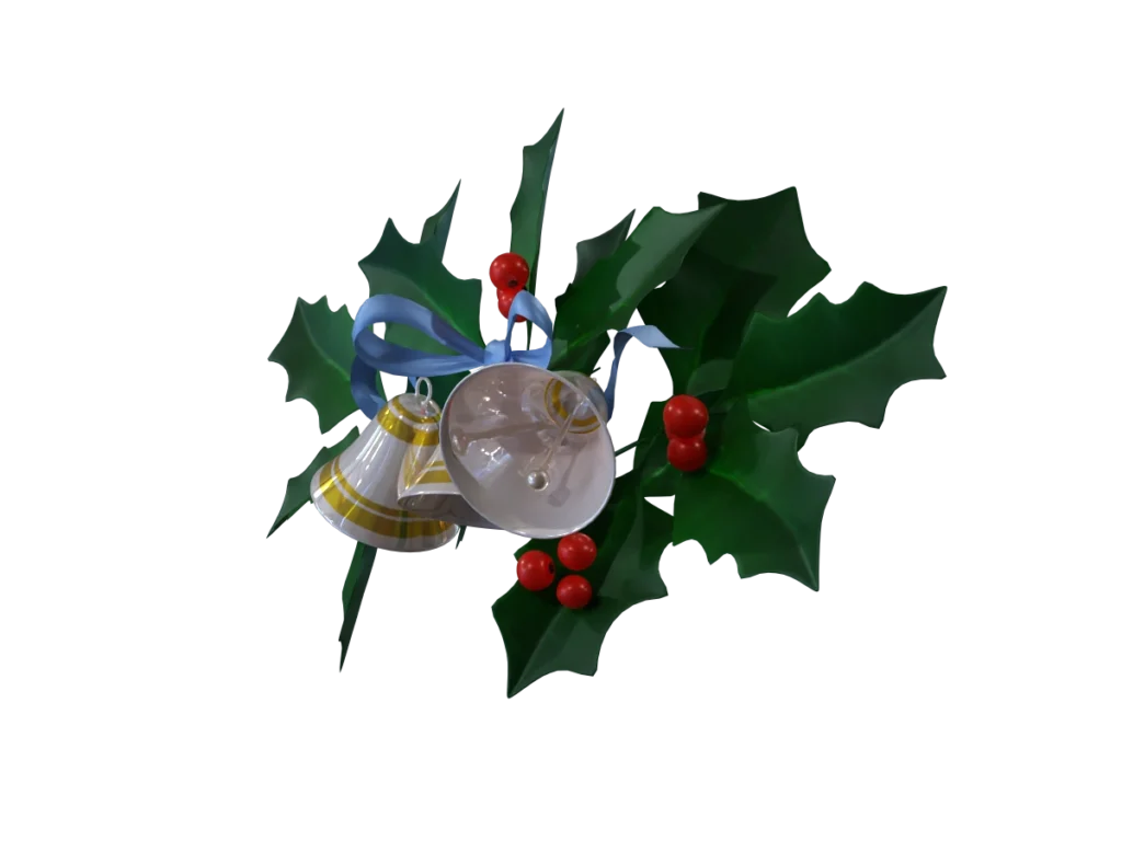 christmas-bells-with-holly-leaves-3d-model-tb