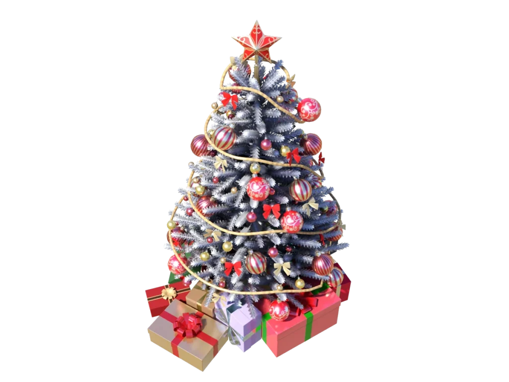christmas-tree-gifts-white-3d-model-with-decoration-tc