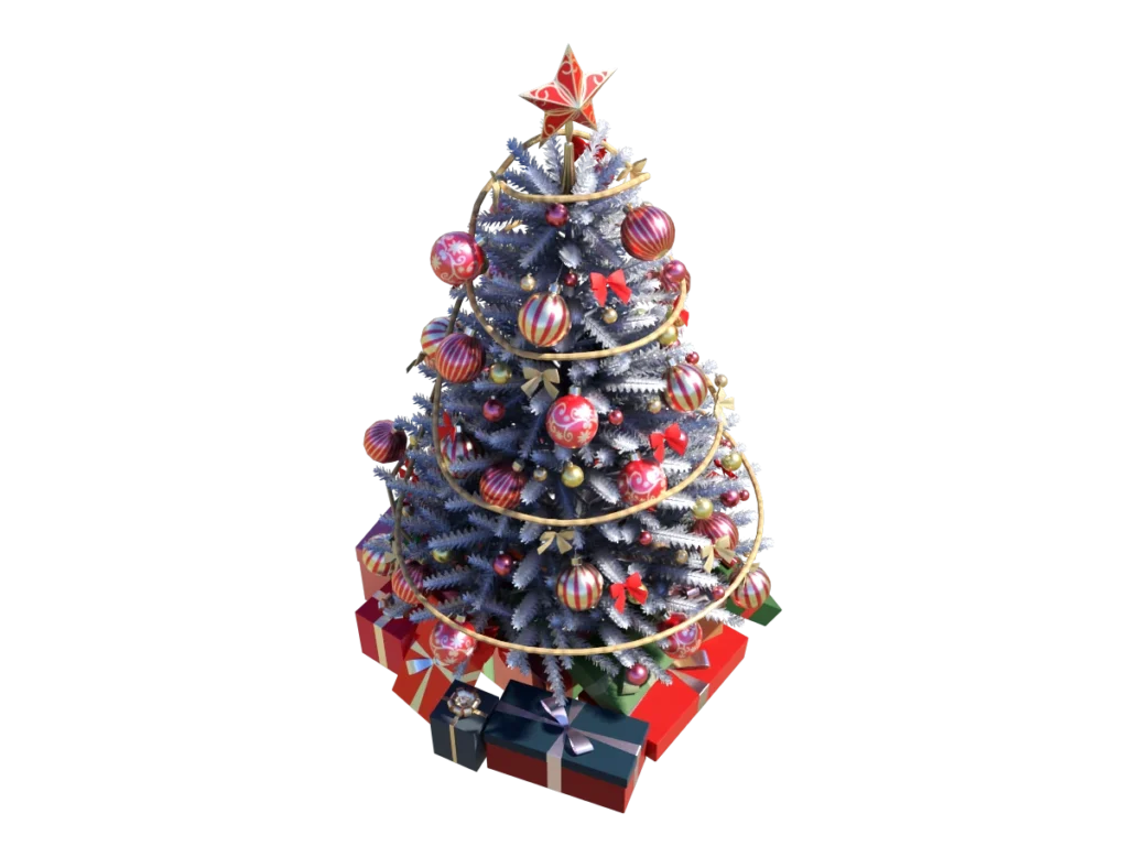 christmas-tree-gifts-white-3d-model-with-decoration-td