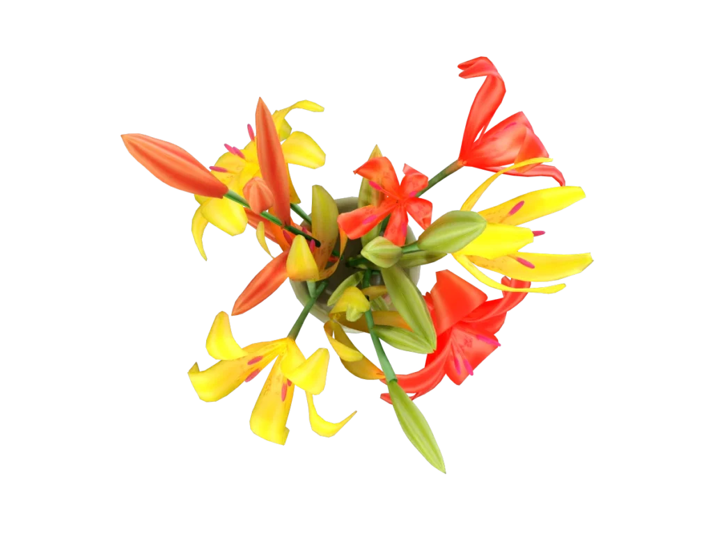 lily-vase-orange-yellow-3d-model-td