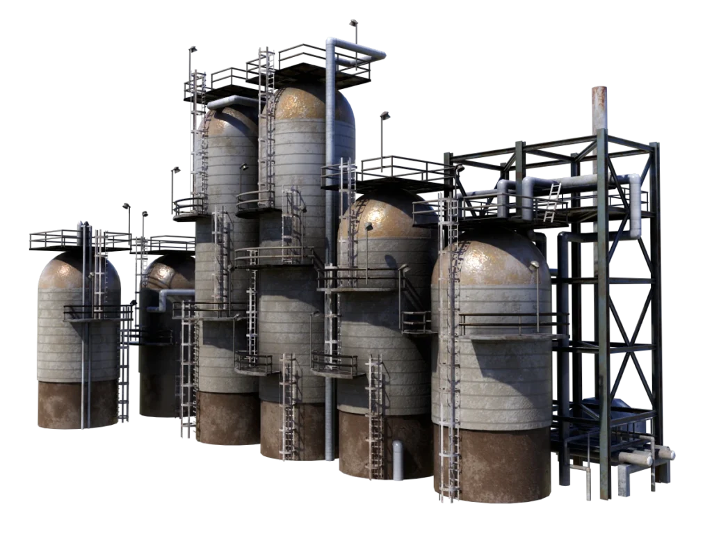 refinery-units-3d-model-ta