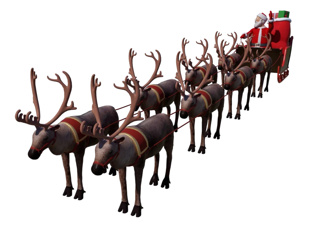 santa-sleigh-reindeer-3d-model-tc