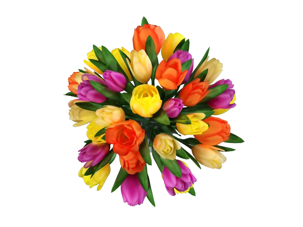 tulips-vase-multi-colored-3d-model-td