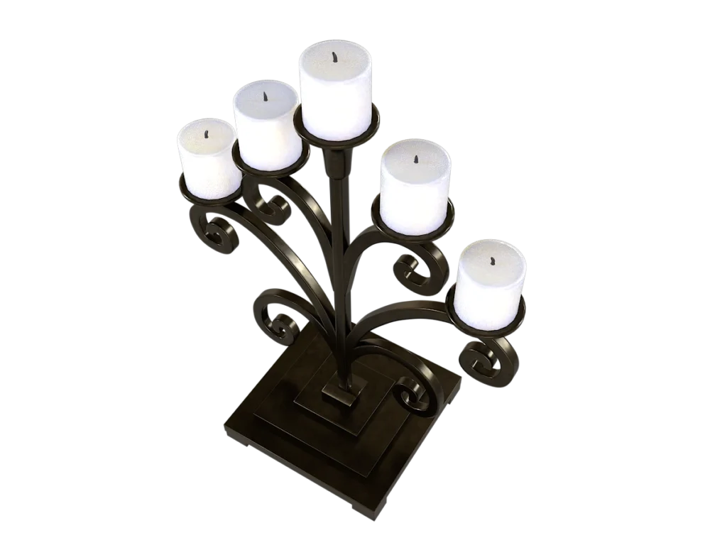 antique-candle-holder-metal-3d-model-tb