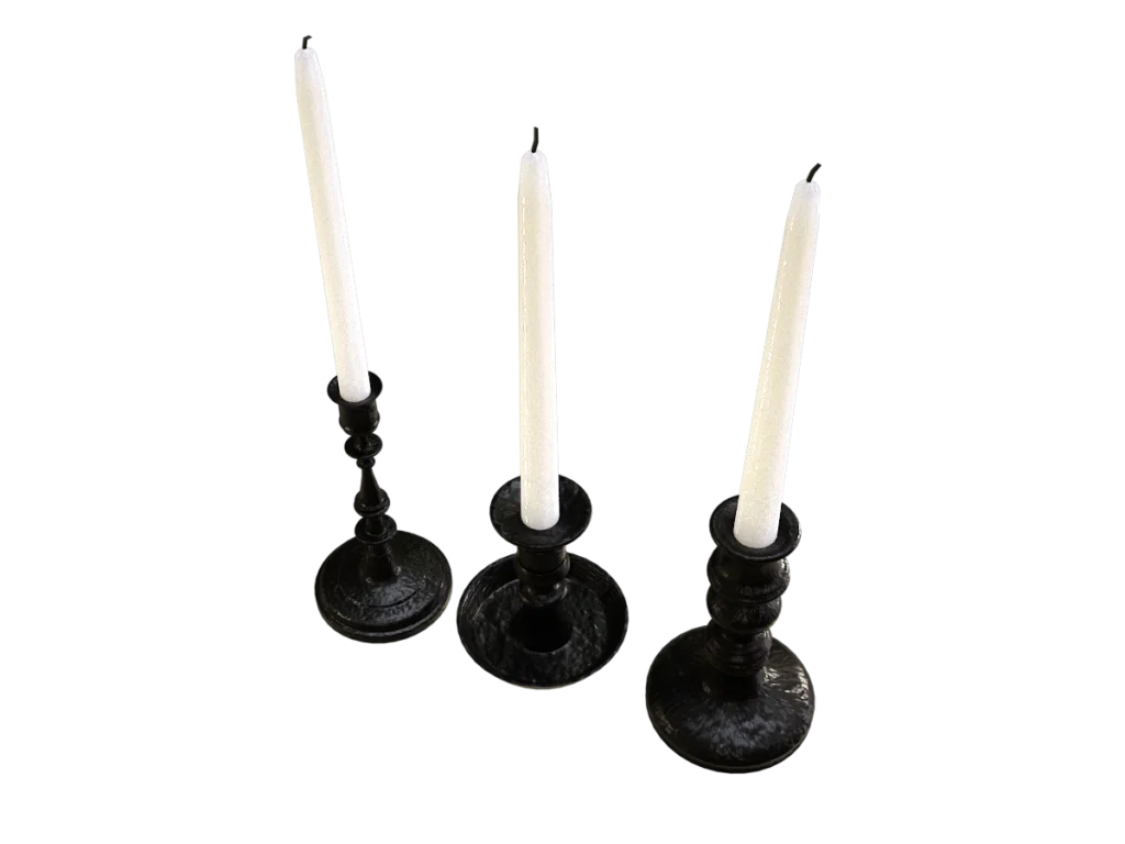 candle-sticks-antique-black-3d-model-tb