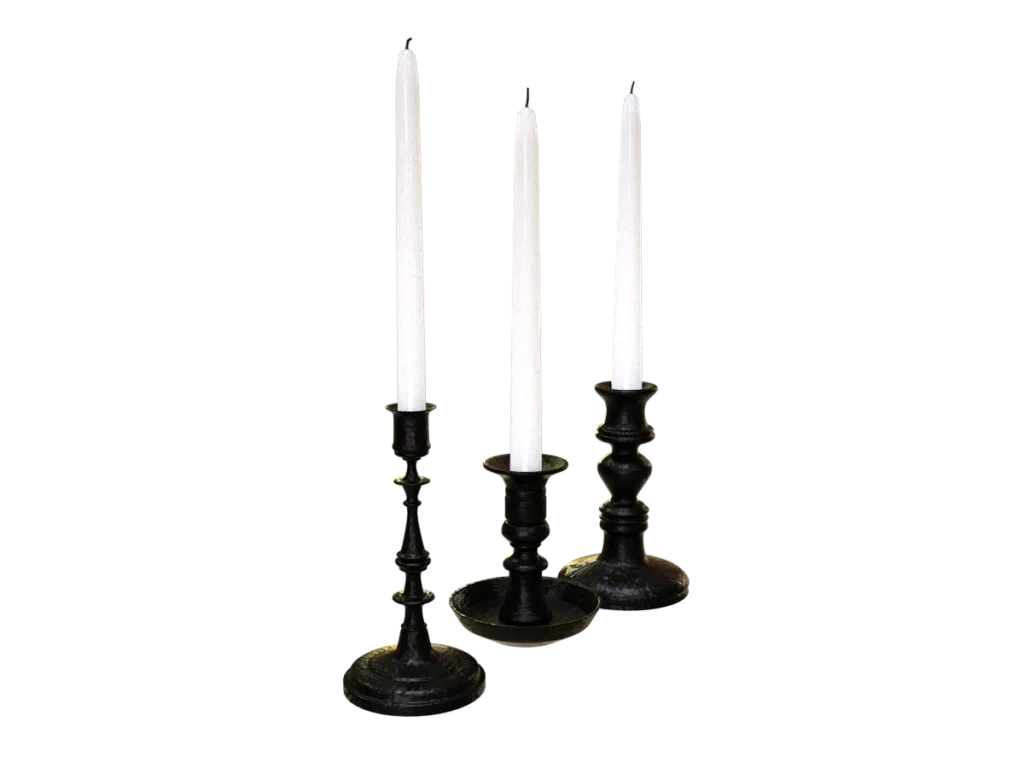 candle-sticks-antique-black-3d-model-tc
