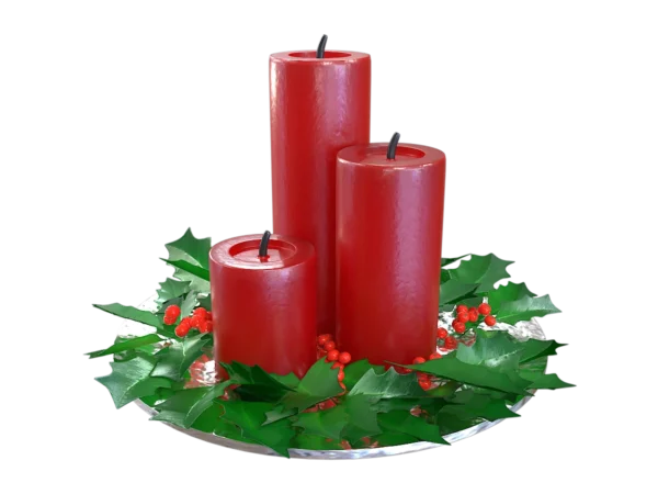 christmas-candle-holly-leaves-3d-model-ta