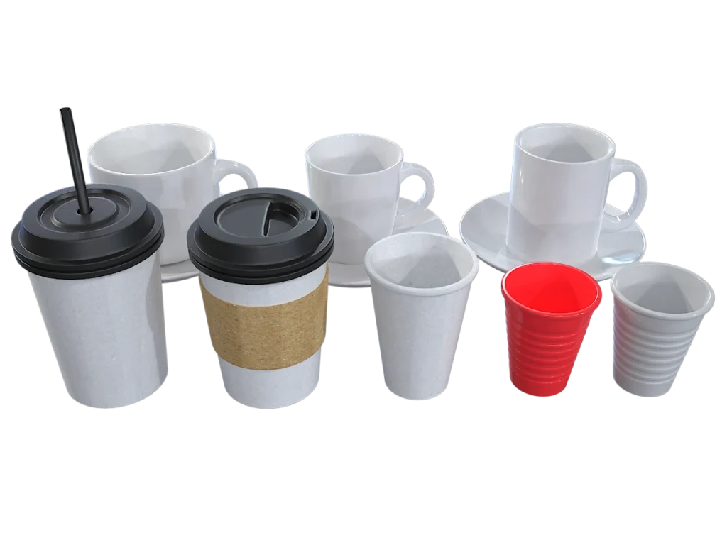 coffee-tea-cups-3d-model-bundle-td