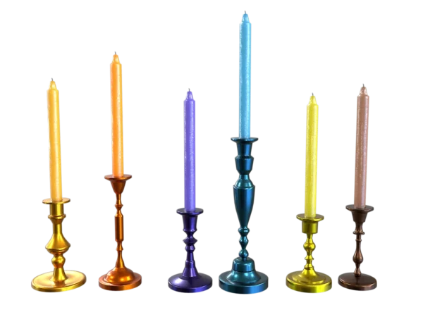 colorful-candlestick-candle-holder-3d-model-collection-ta