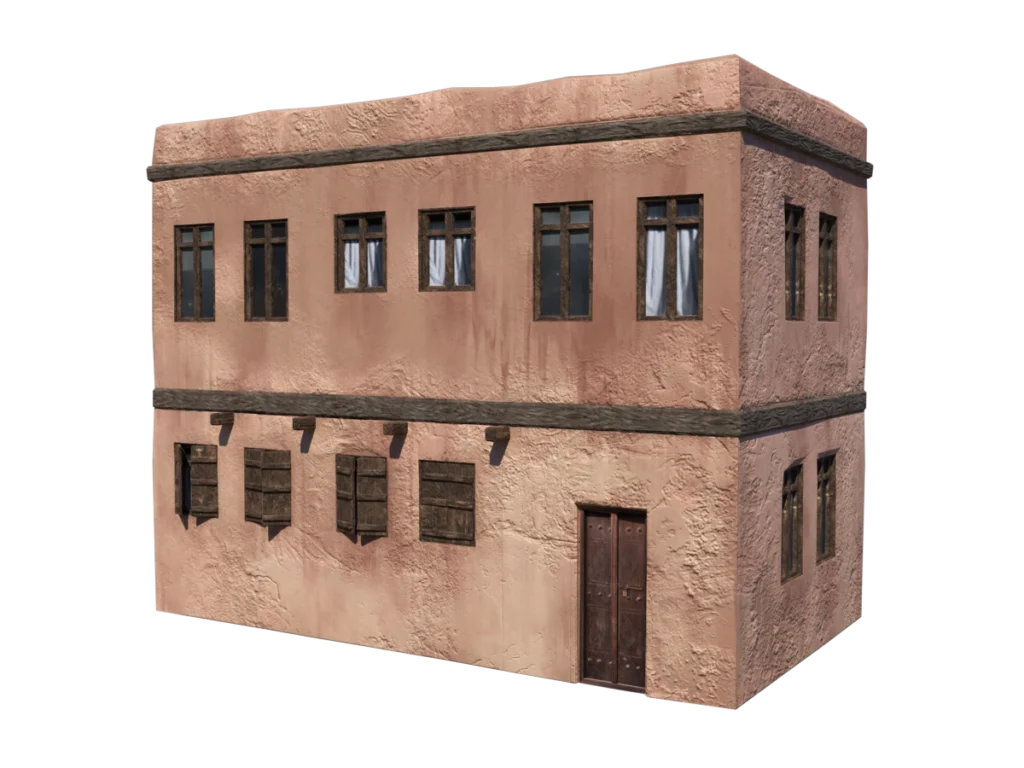middle-eastern-old-clay-house-style1-pbr-3d-model-physically-based-rendering-tc