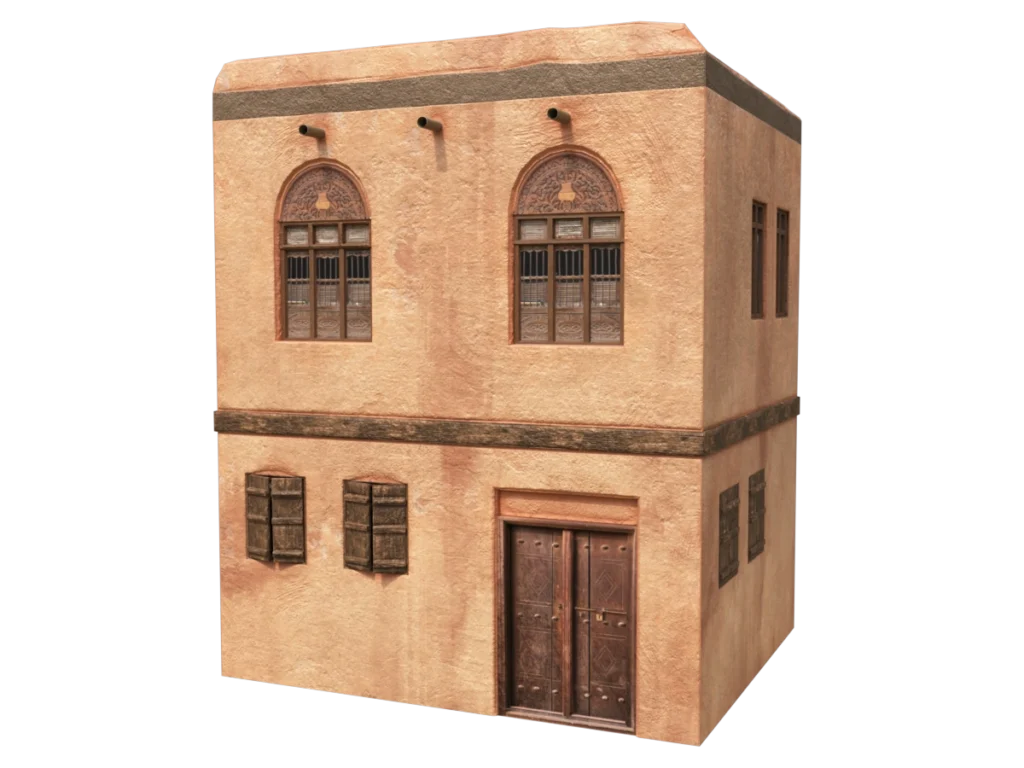 middle-eastern-old-clay-house-style2-pbr-3d-model-physically-based-rendering-ta