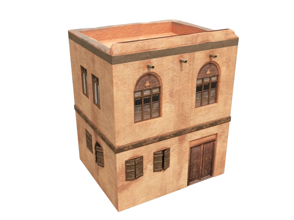 middle-eastern-old-clay-house-style2-pbr-3d-model-physically-based-rendering-tc