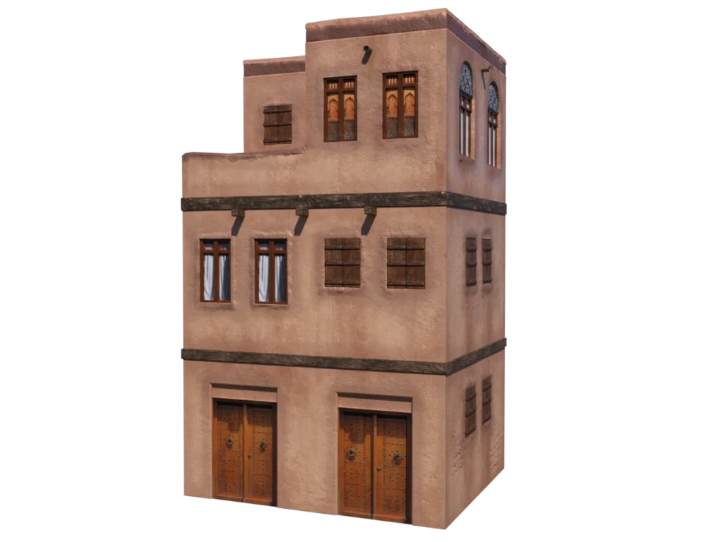 middle-eastern-old-clay-house-style3-pbr-3d-model-physically-based-rendering-ta
