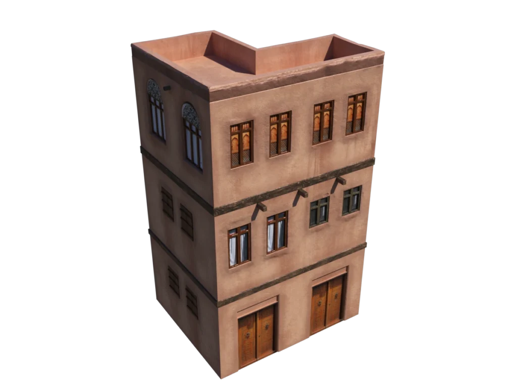 middle-eastern-old-clay-house-style3-pbr-3d-model-physically-based-rendering-td