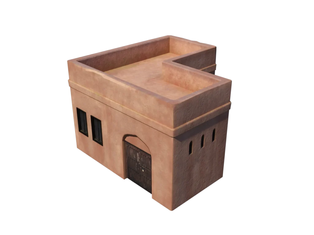 middle-eastern-old-clay-house-style5-pbr-3d-model-physically-based-rendering-tc