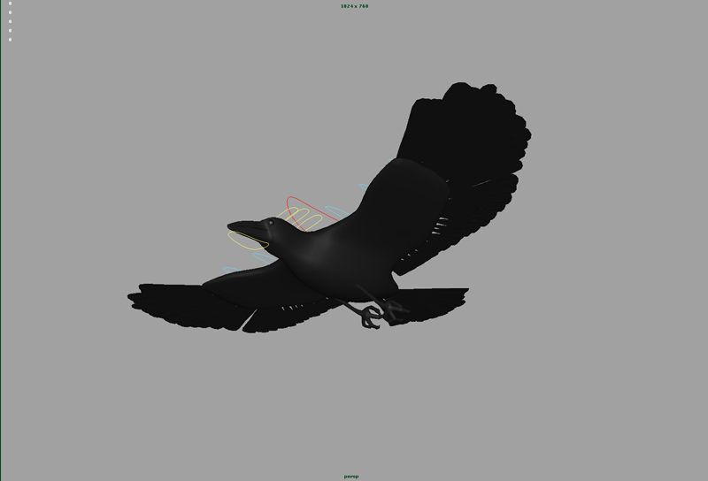 Raven 3D Model Rigged - 3D Models World