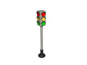 Traffic Light 3D Model - 3D Models World