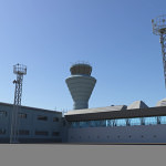 Air Traffic Control Tower 3D Model