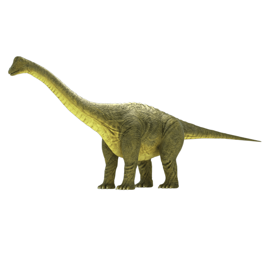 3d brontosaurus