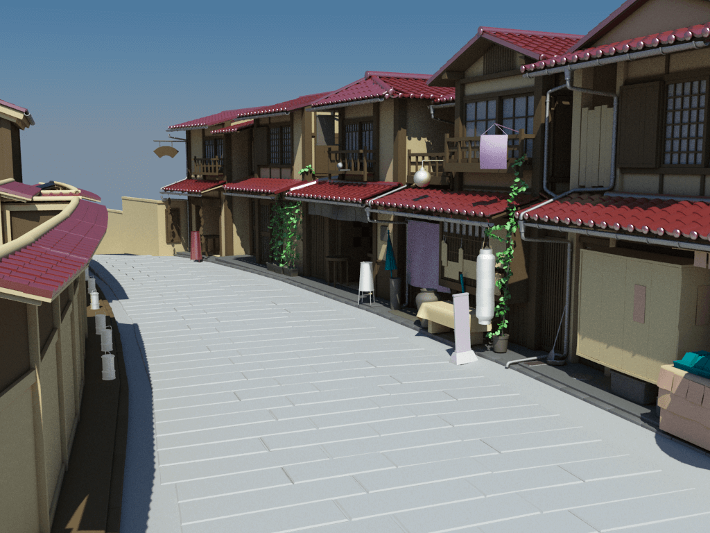 Japanese-house-neighbourhood-3d-model-1