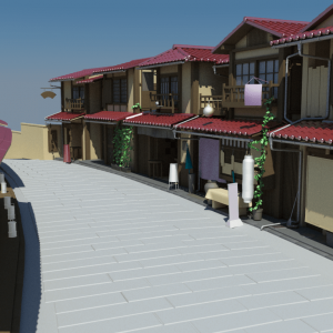 Japanese-house-neighbourhood-3d-model-1