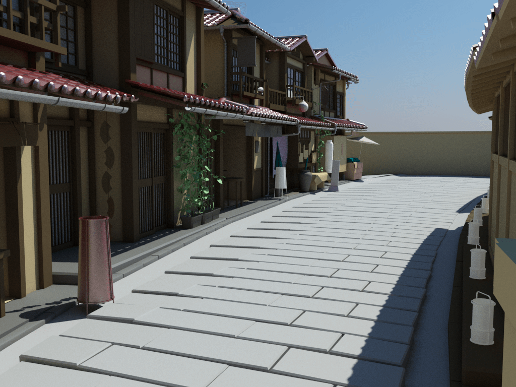 Japanese-house-neighbourhood-3d-model-4