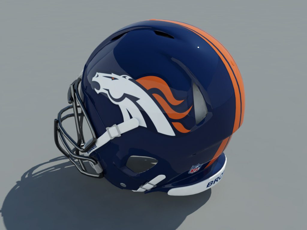 broncos lego helmet